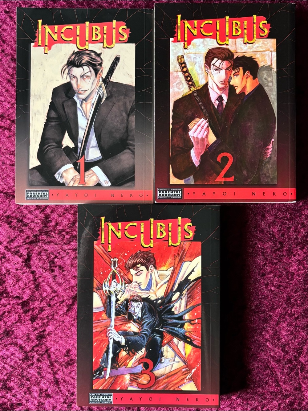 Incubus Manga Set with Bonus Book